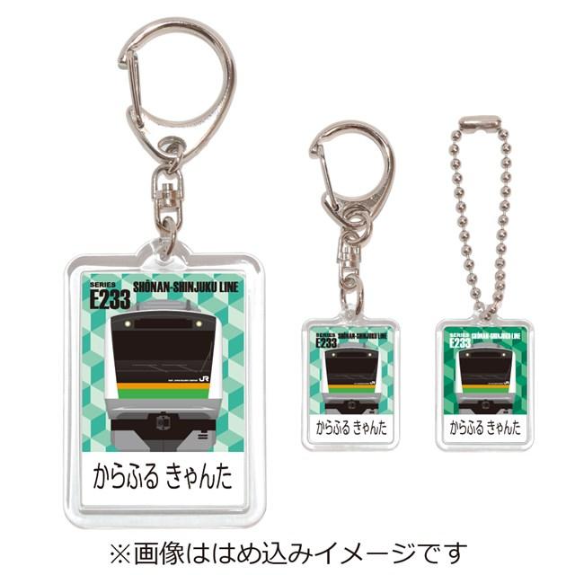 専用ページ お名前キーホルダー 3個セット E233系湘南新宿ライン 代引不可