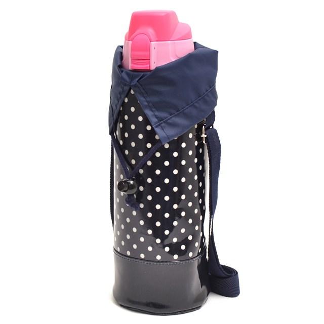 水筒カバー ラージタイプ 水玉 紺 ショルダー 子供 ラージ 肩掛け 水筒ケース ボトルカバー 水筒ケース 1リットル 水筒入れ N Colorful Candy Style 通販 Yahoo ショッピング