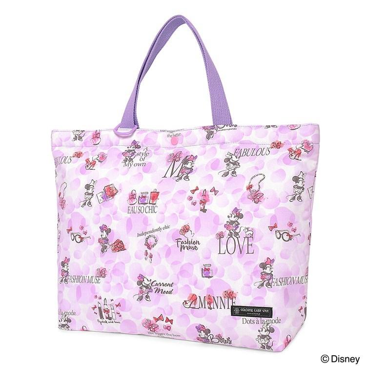 買得 ディズニー マチ付きキルティングレッスンバッグ ループ付き Minnie Mouse Eau So Chic ミニーマウス 大きめ 手さげバッグ 通学 Materialworldblog Com