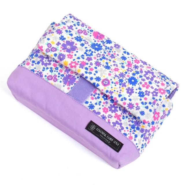 ランチバッグ キルティング フラワー模様のエアリーシャワー ラベンダー お弁当袋 封筒型 ランチバッグ お弁当入れ Nc Colorful Candy Style 通販 Yahoo ショッピング