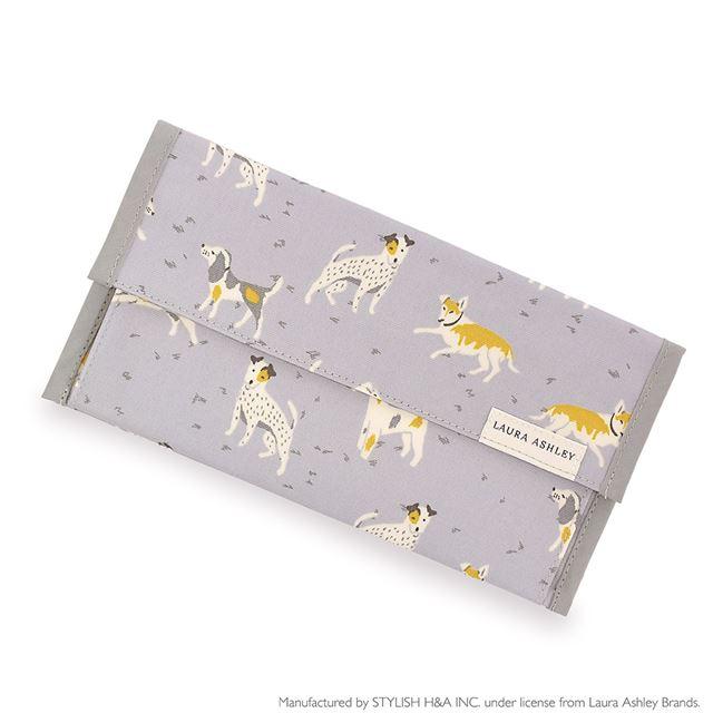 LAURA ASHLEY（ローラアシュレイ） 抗菌マスクケース ダブルポケット