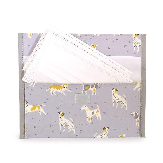 LAURA ASHLEY（ローラアシュレイ） 抗菌マスクケース ダブルポケット