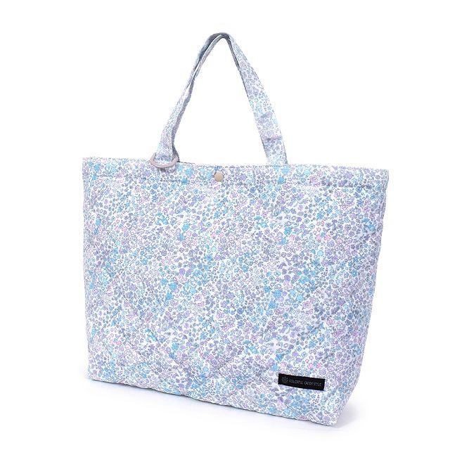 マチ付きキルティングレッスンバッグ(ループ付き) 撥水タイプ フローラルオアシス | ブランド登録なし