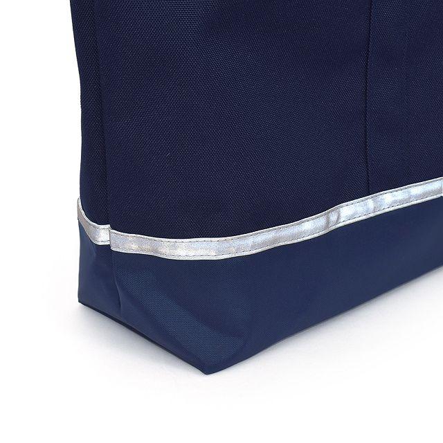 レッスンバッグ マチ付きショルダー リフレクター付き 撥水タイプ ディープネイビー ショルダーバッグ 通学 入園 子供 レッスンバック おけいこ | COLORFUL CANDY STYLE | 04