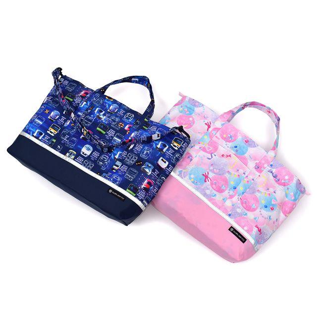 レッスンバッグ マチ付きショルダー リフレクター付き 撥水タイプ ディープネイビー ショルダーバッグ 通学 入園 子供 レッスンバック おけいこ | COLORFUL CANDY STYLE | 09