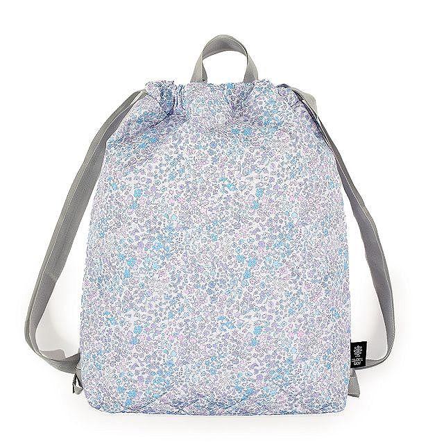 ナップサック キルティング マチ付き 撥水ノーアイロン フローラルオアシス | ブランド登録なし | 01