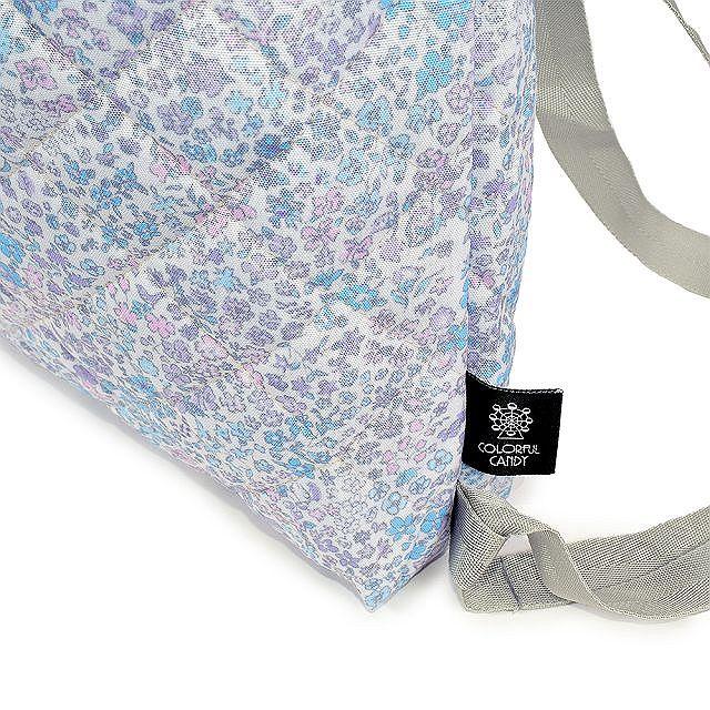 ナップサック キルティング マチ付き 撥水ノーアイロン フローラルオアシス | ブランド登録なし | 03