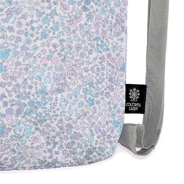 ナップサック キルティング マチ付き 撥水ノーアイロン フローラルオアシス | ブランド登録なし | 04