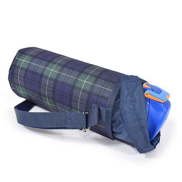 水筒カバー ラージタイプ 撥水・軽量タイプ タータンチェック・ダークグリーン 水筒ケース ボトルカバー ショルダー | ブランド登録なし | 02