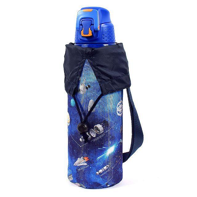 水筒カバー ラージタイプ 撥水・軽量タイプ 未来の惑星探査と宇宙船 | ブランド登録なし