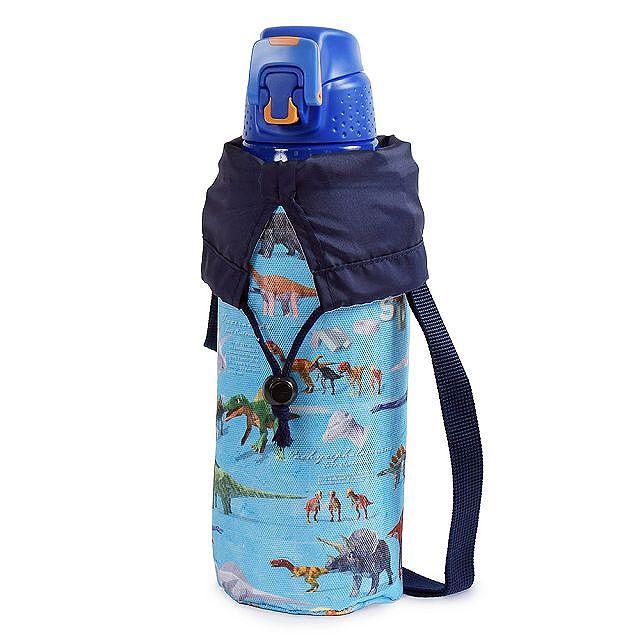 水筒カバー ラージタイプ はっ水・軽量タイプ 恐竜ワールド 子供 肩掛け 水筒ケース ボトルカバー | ブランド登録なし