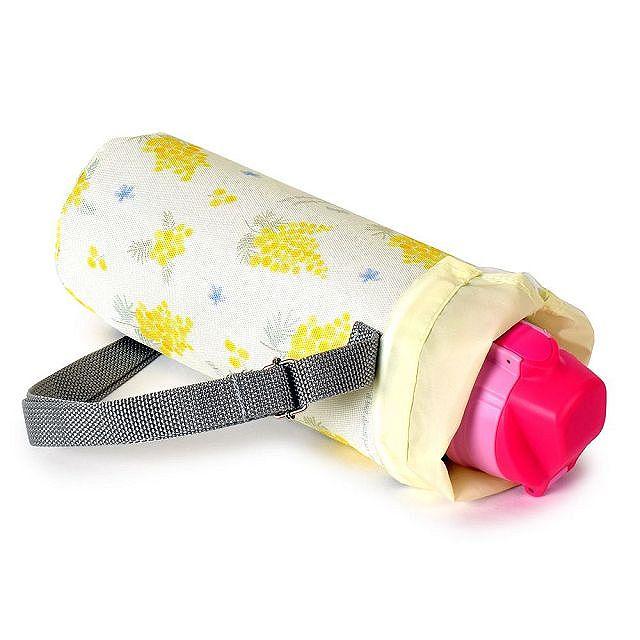 水筒カバー ラージタイプ 撥水・軽量タイプ ミモザフルール | ブランド登録なし | 03