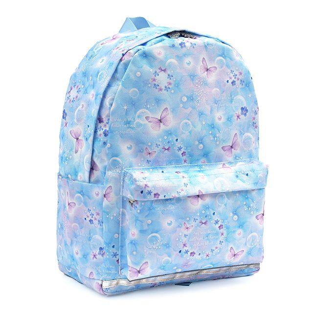 リュックサック チェストベルト付き リフレクター付き 撥水タイプ ムーンライトバタフライ 小学生 キッズ 通園 子供 かわいい 遠足リュック | ブランド登録なし | 01