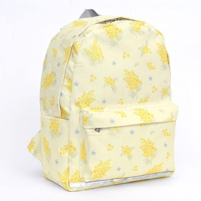 リュックサック(チェストベルト付き) リフレクター付き 撥水タイプ ミモザフルール 小学生 キッズ 通園 子供 かわいい 遠足リュック | COLORFUL CANDY STYLE | 01