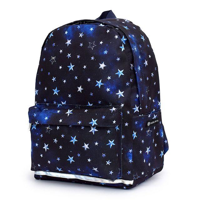 リュックサック(チェストベルト付き) リフレクター付き 撥水タイプ スターリングシルバー 小学生 キッズ 通園 子供 かわいい 遠足リュック | COLORFUL CANDY STYLE