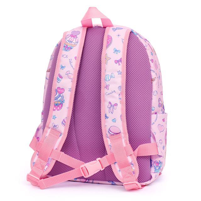 リュックサック チェストベルト付き リフレクター付き 撥水タイプ ミルキースイーツのキャンディアラモード 小学生 キッズ 通園 子供 かわいい 遠足リュック | ブランド登録なし | 02