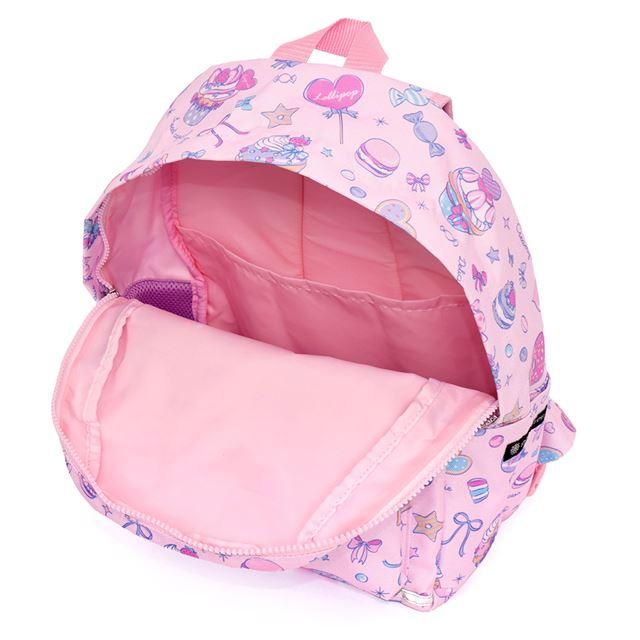 リュックサック チェストベルト付き リフレクター付き 撥水タイプ ミルキースイーツのキャンディアラモード 小学生 キッズ 通園 子供 かわいい 遠足リュック | ブランド登録なし | 03