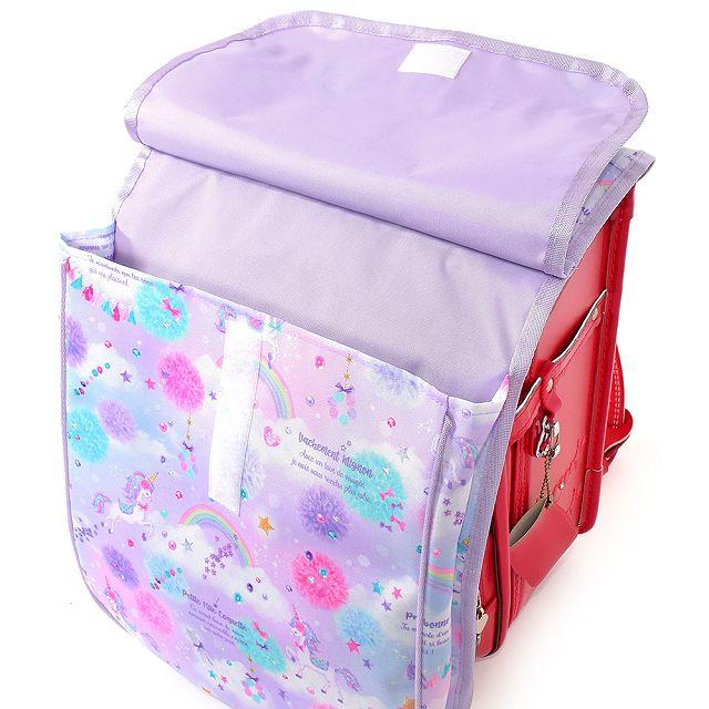 ランドセルカバー 撥水・軽量タイプ 反射材 リフレクター ・収納ポケット付き ユニコーンファンタジー 汚れにくい 反射 収納 小学校 女の子 | COLORFUL CANDY STYLE | 05