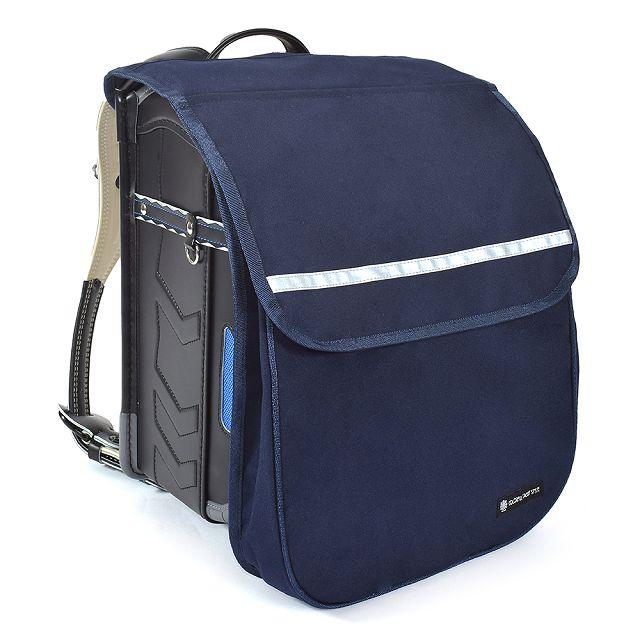 ランドセルカバー 撥水・軽量タイプ 反射材 リフレクター ・収納ポケット付き ディープネイビー 汚れにくい 反射 収納 小学校 女の子 | COLORFUL CANDY STYLE