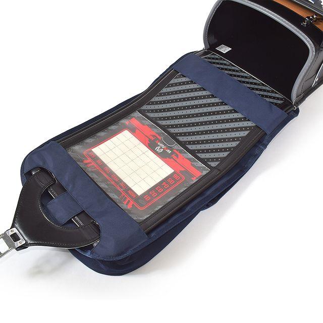 ランドセルカバー 撥水・軽量タイプ 反射材 リフレクター ・収納ポケット付き ディープネイビー 汚れにくい 反射 収納 小学校 女の子 | COLORFUL CANDY STYLE | 02