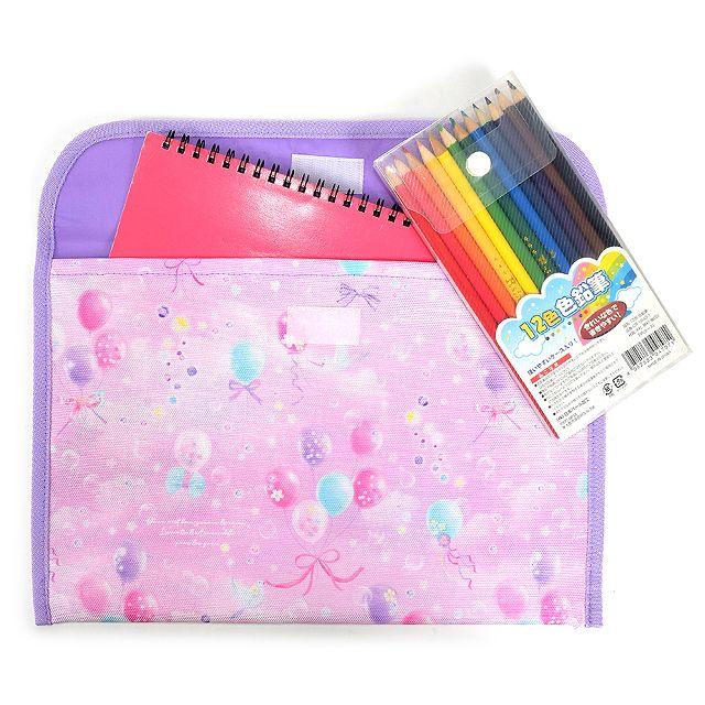 連絡袋 B5サイズ 撥水・軽量タイプ パステルバルーン 連絡帳袋 連絡帳ケース 子供 小学生 連絡帳入れ かわいい | COLORFUL CANDY STYLE | 01
