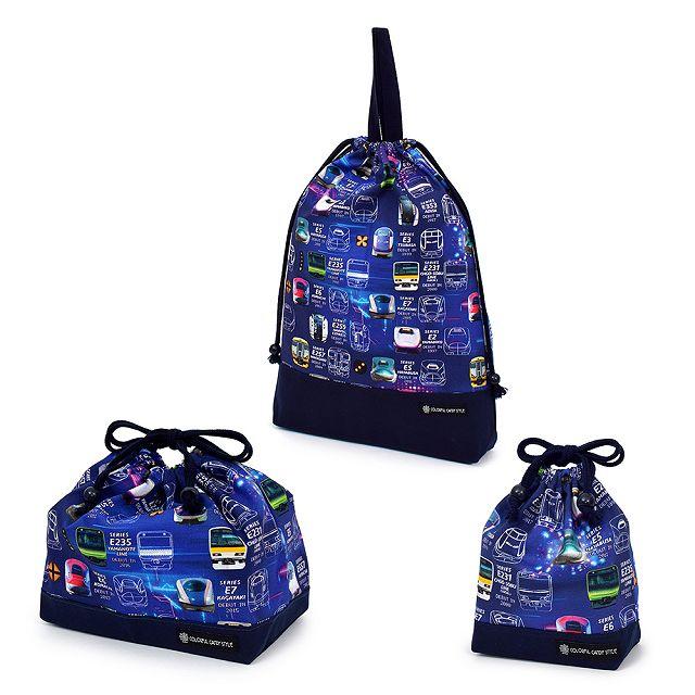 3点限定価格‼️入学入園　巾着袋 COLORFUL CANDY STYLE（カラフルキャンディスタイル） 入園入学