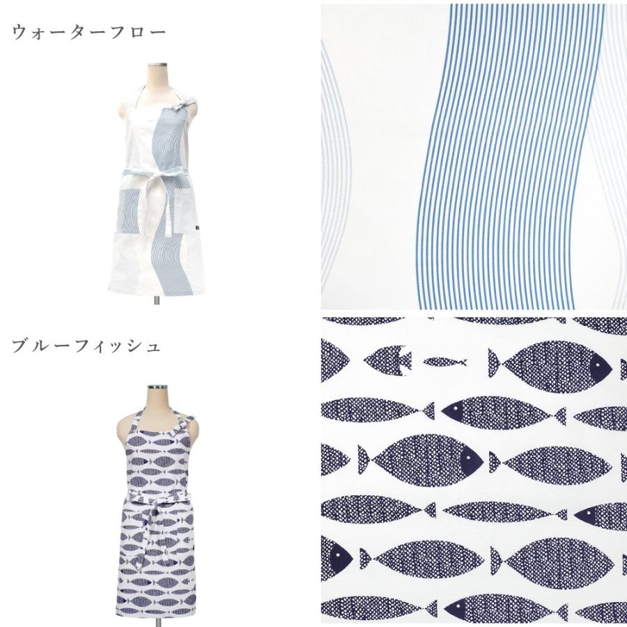 エプロン ナチュラル 北欧 マリン シーサイド 無地 チェック ネイビー おしゃれ かわいい ワンピース カフェ 首掛け 首かけ 洗える | ブランド登録なし | 30