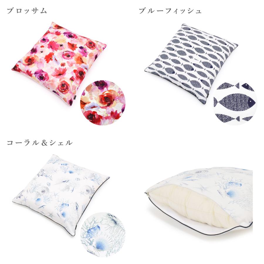 座布団カバー 2枚セット 55cm×59cm 銘仙判 北欧 花柄 ナチュラル 座布団カバー 2枚セット 55cm×59cm 銘仙判 北欧 花柄 ナチュラル