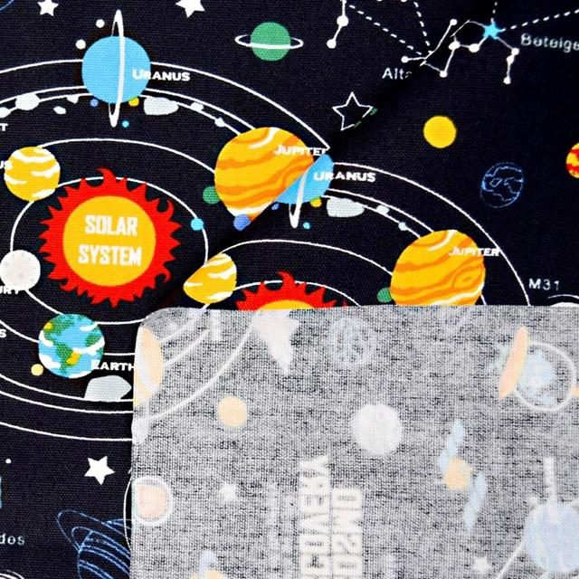 ネコポス 太陽系惑星とコスモプラネタリウム ブラック オックス生地 入園入学 入園準備 入学準備 入園グッズ 手作り T Colorful Candy Style 通販 Yahoo ショッピング