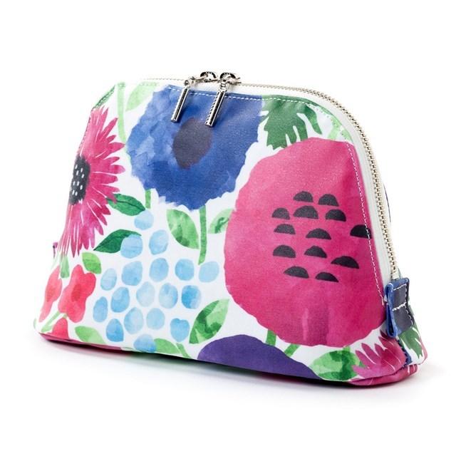 ラウンドポーチ ラージ プチフルール 化粧ポーチ 携帯用 化粧ポーチ ナイロン おしゃれ |  | 01