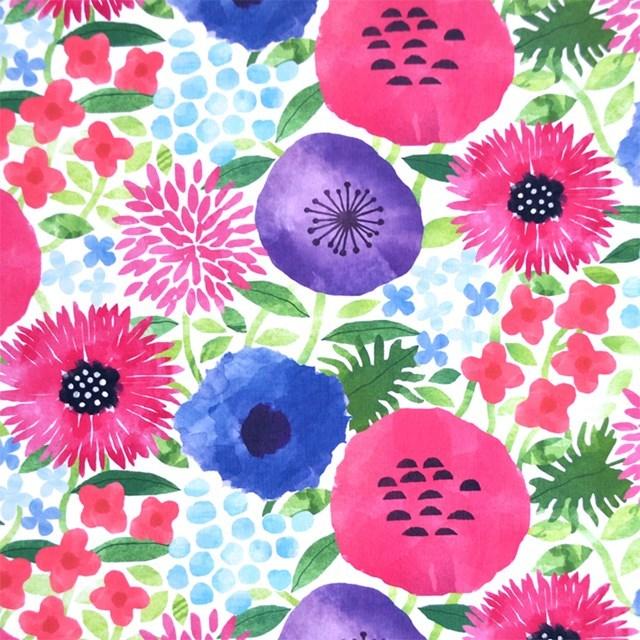 ラウンドポーチ ラージ プチフルール 化粧ポーチ 携帯用 化粧ポーチ ナイロン おしゃれ |  | 04