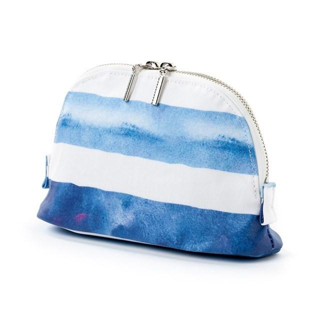 ラウンドポーチ スモール ブルーホライズン 化粧ポーチ おしゃれ