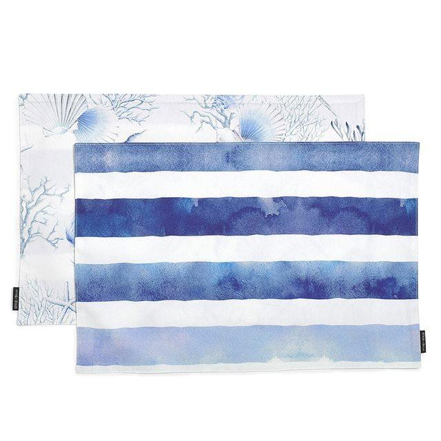 ランチョンマット 2枚セット 綿100% 30cm×45cm リバーシブル ランチョンマット 2枚セット 綿100% 30cm×45cm リバーシブル