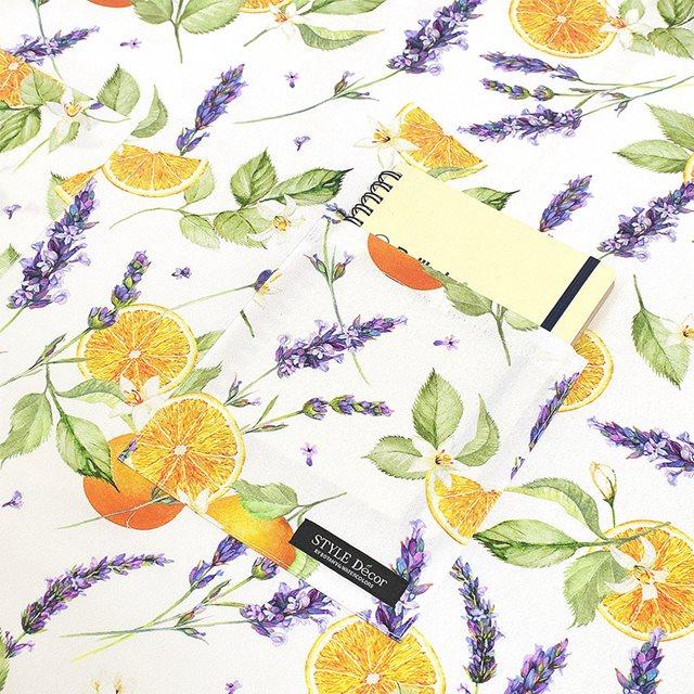 エプロン ソレイユプロヴァンス オレンジ フルーツ おしゃれ かわいい ワンピース カフェ 首掛け 首かけ 洗える ミディアム丈 キッチン | ブランド登録なし | 03