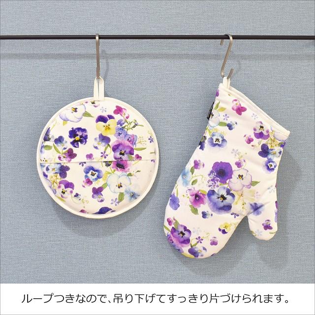 ミトン フローラルブーケ 花柄 フラワー フローラル おしゃれ 手袋 キッチン 耐熱 鍋つかみ｜ccstyle｜06