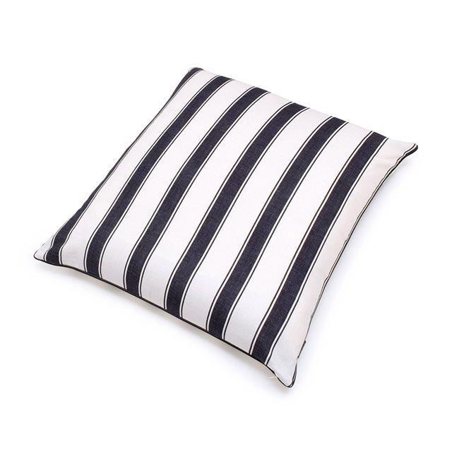 PONTERO ストライプ座布団カバー 55x59cm 金鵄（きんし） 座布団カバー