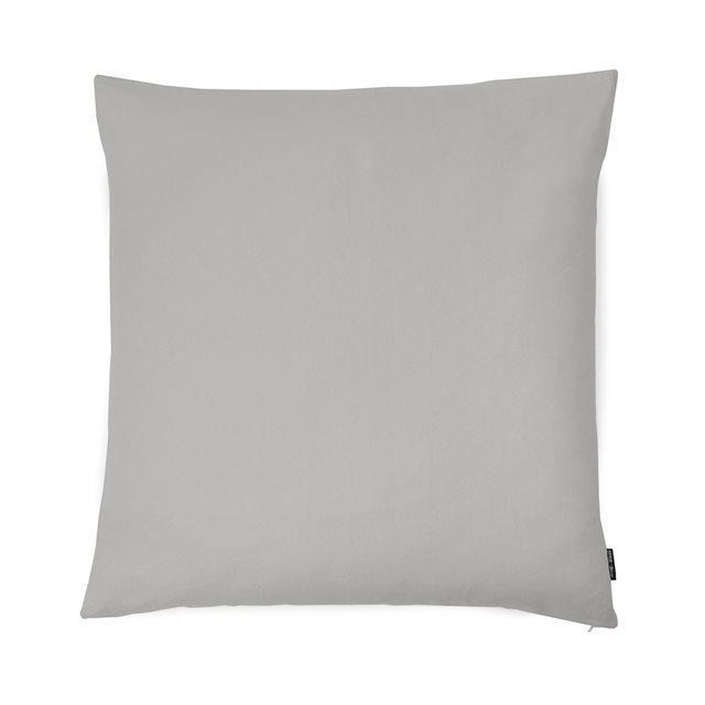 座布団カバー 2枚セット 55cm×59cm 無地オックス・フロストグレイ 無地