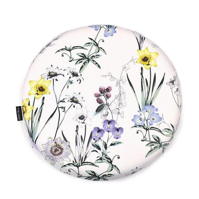 34 花座布団 花座布団　34 シートクッション 花柄 ボタニカルガーデン (34cm×34cm) その他