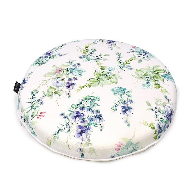 花座布団　34 シートクッション (34cm×34cm) ボタニカルブーケ リーフ ボタニカル