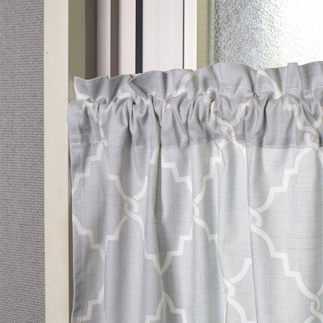 カフェカーテン 綿100% 47cm×100cm スタンダードタイプ モロッコ