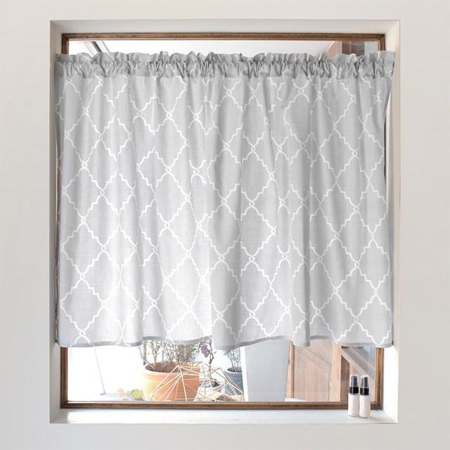 カフェカーテン 綿100% 72cm×142cm スタンダードタイプ モロッコ