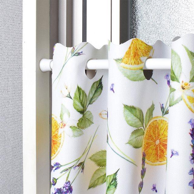 カフェカーテン 45cm×140cm ラミネートタイプ ソレイユプロヴァンス