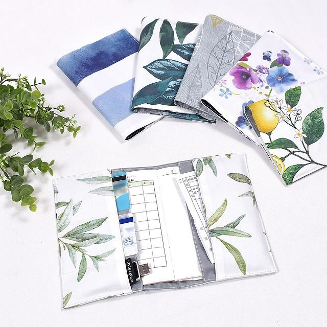 母子手帳カバー ボタニカルリーフ リーフ ボタニカル ナチュラル a6 母子手帳 ケース ブックカバー お薬手帳 ノート 手帳 ゆうパケット配送 | COLORFUL CANDY STYLE | 05