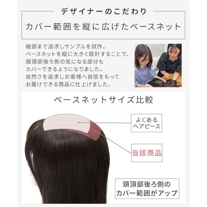 AQUADOLL（アクアドール） 総手植え人毛MIXヘアピース シルクスキン