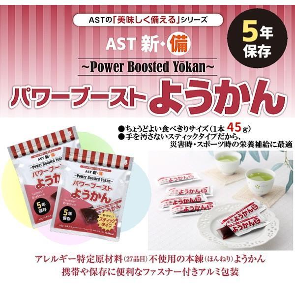 AST 新・備 パワーブースト ようかん 20袋 (送料無料) 保存期間約5年