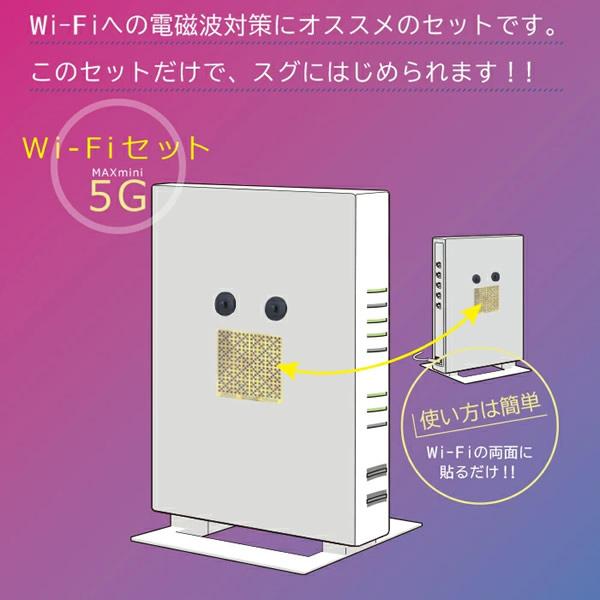 電磁波ブロッカー Wi-fiセット (メール便送料無料) 丸山修寛先生監修