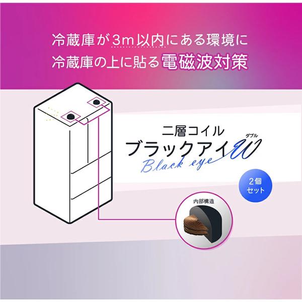 正規販売店 二層コイル ブラックアイW(ダブル) 2個入 (メール便送料