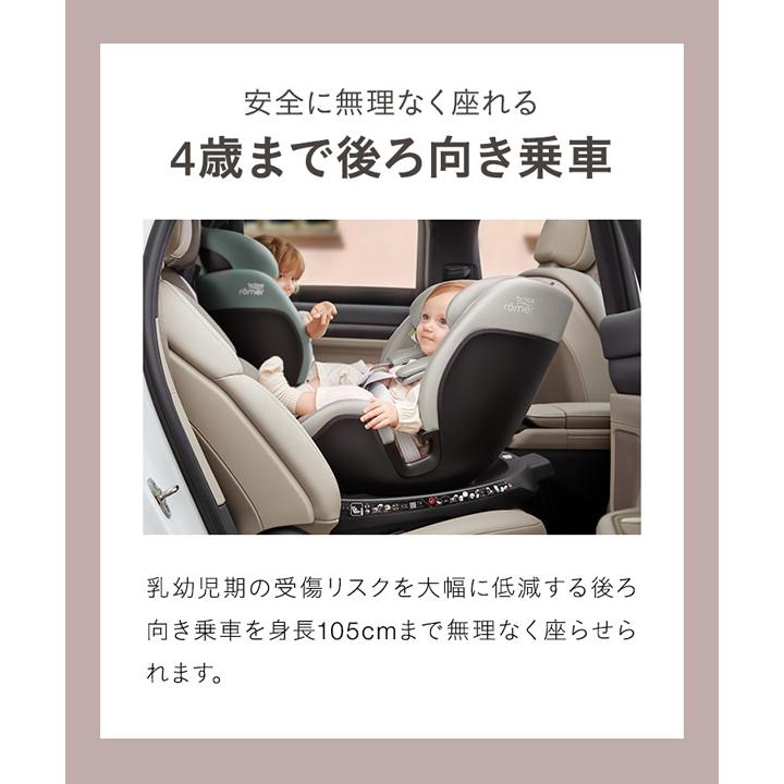 【正規販売店／4年保証】ブリタックス レーマー スイベル グローマックスエアー (送料無料) チャイルドシート ジュニアシート R129適合 360度回転式 新生児 7歳_14