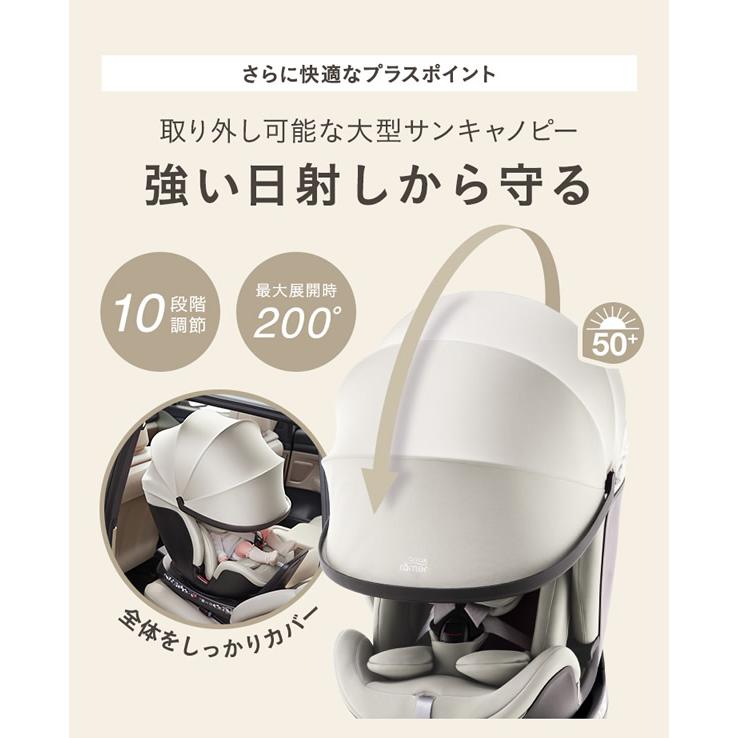 【正規販売店／4年保証】ブリタックス レーマー スイベル グローマックスエアー (送料無料) チャイルドシート ジュニアシート R129適合 360度回転式 新生児 7歳_8