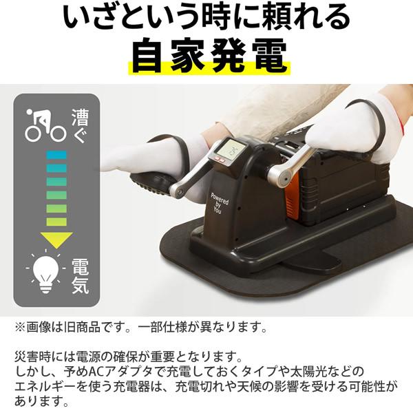 展示品　まわしてチャージ充電丸Pro」ラジオ バッテリー　防災 自家発電 充電器 まわしてチャージ充電丸 PRO (送料無料) 充電 非常時 災害時
